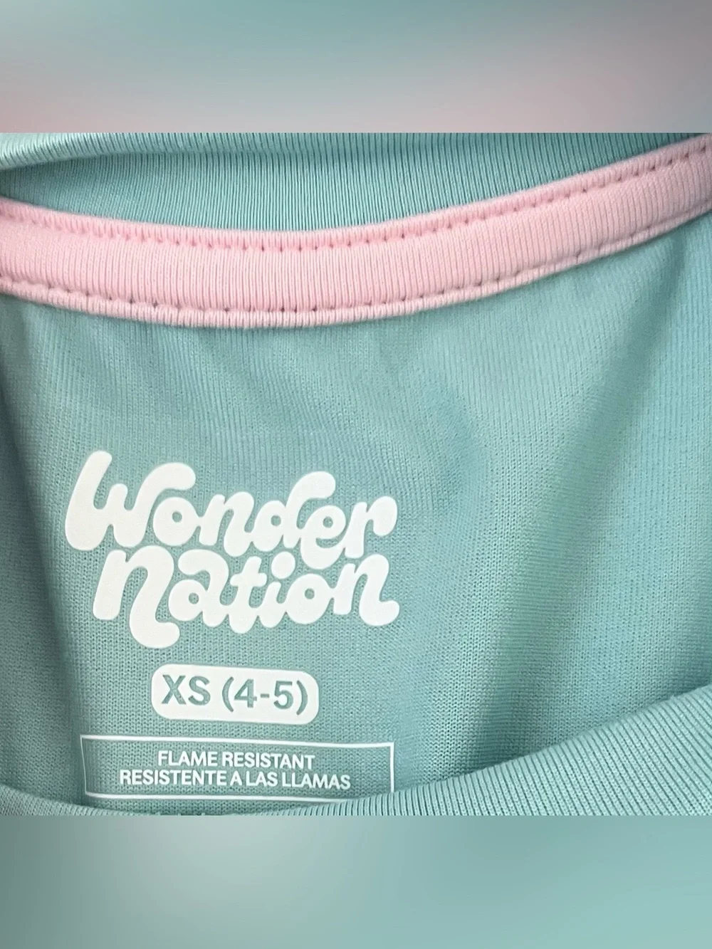 Wonder Nation Girls 3PC Knit Pajama Set Bow Short Sleeve Top Shorts Pants